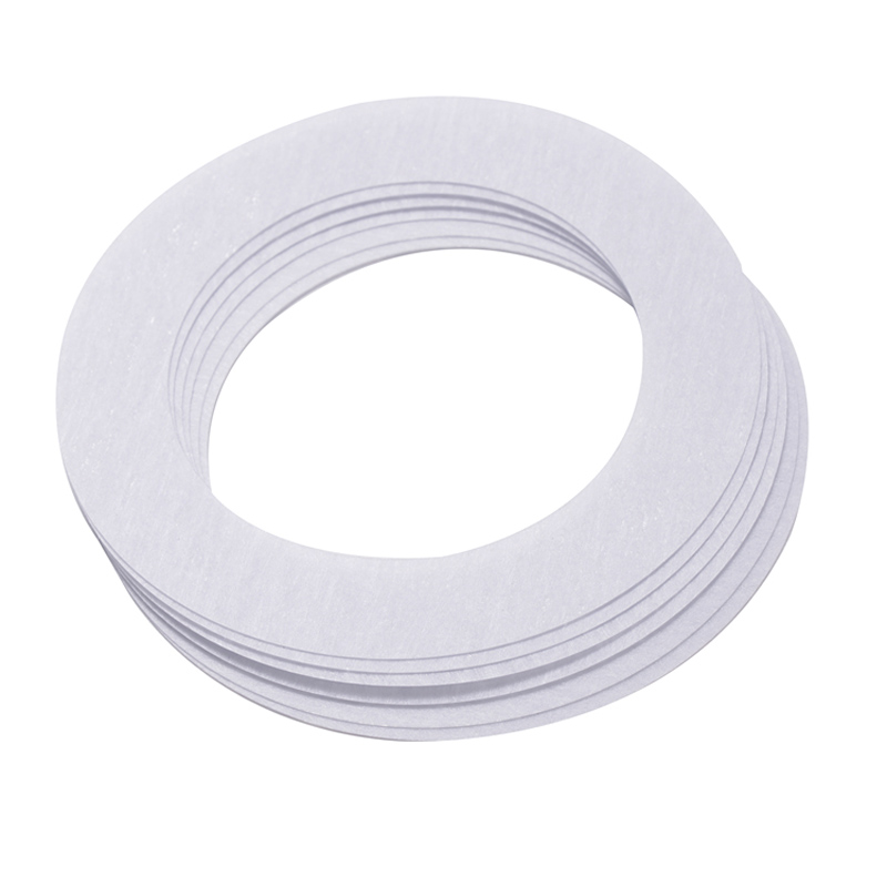 Dongguan Bopu engros DM isolerende papir hvid isolerende pakning 0.2mm rund tyndt isolerende papir