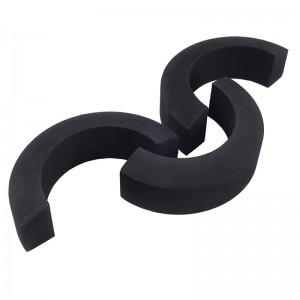 Stødabsorberende EVA heteroseksuel materiale Flammehæmmende Black Dongguan Foam EVA Heteroseksuel Materiale Støbning