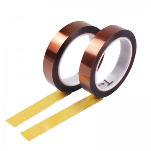 Pi Kapton Højtemperaturbånd Bil Trim Højtemperaturbånd 0,05mm Gold Finger Tape